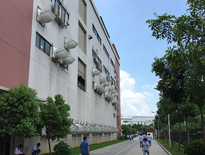 精密五金電子廠廣東長盈環(huán)?？照{(diào)安裝案例